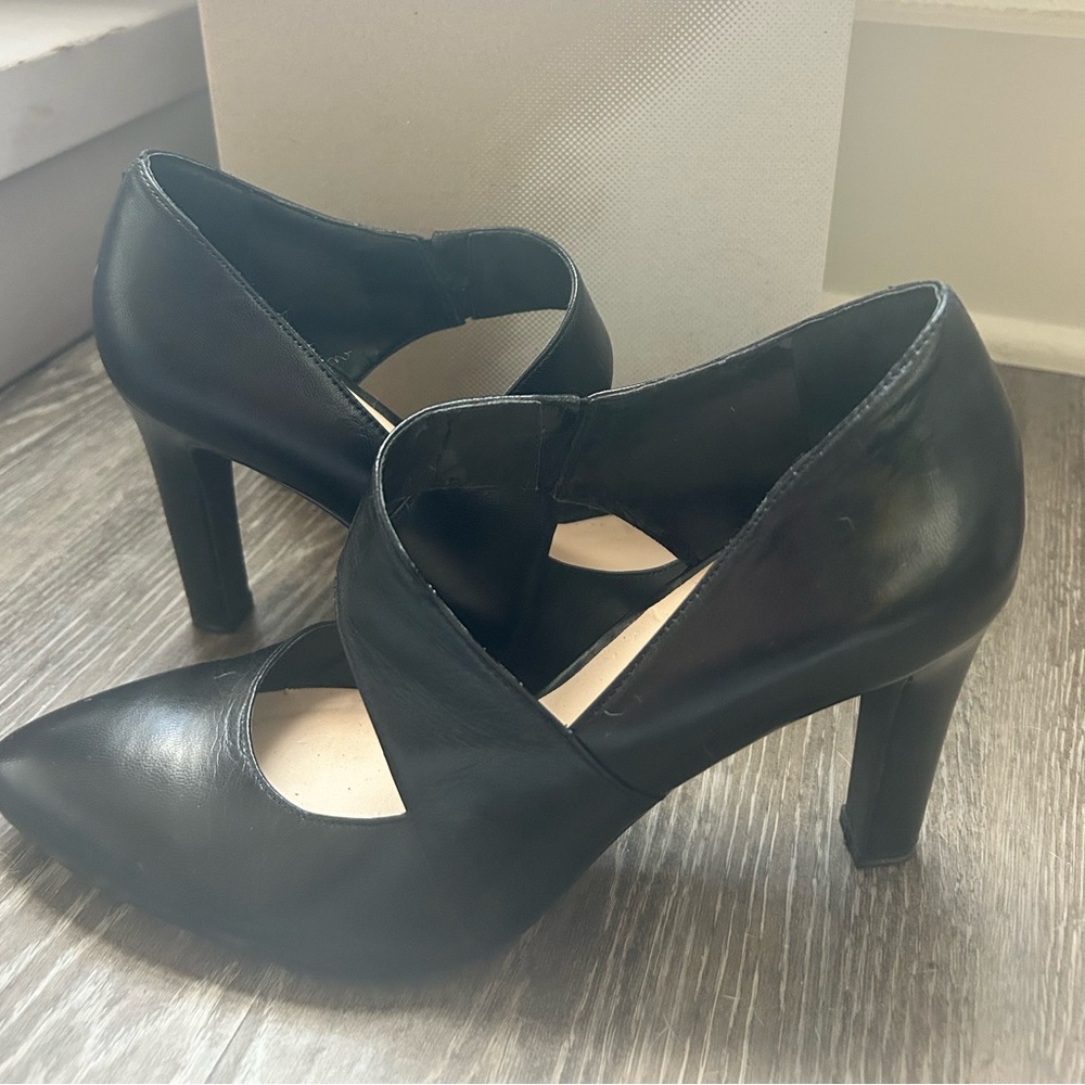Franco Sarto, Tito 3.5”, Black Heels, size 8 1/2